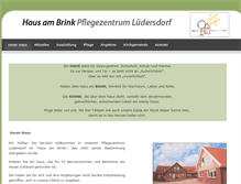 Tablet Screenshot of hausambrink.de